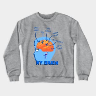 My Kid Brain for Boys Crewneck Sweatshirt